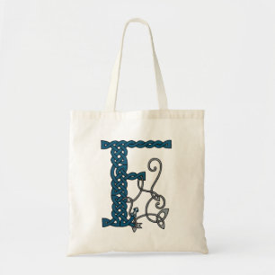 Celtic Letter F bag Tote Bag