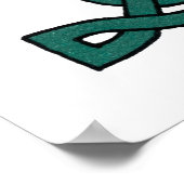 Celtic Letter K afdruk Poster (Hoek)
