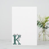 Celtic Letter K-briefpapier Briefpapier (Staand voorkant)