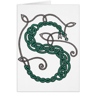 Celtic Letter S-kaart