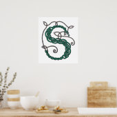 Celtic Letter S print (Keuken)