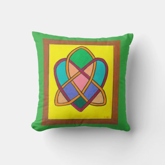 Celtic Love Knot cushion Kussen (Voorkant)