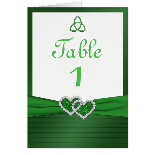 Celtic Love Knot Table Card (Voorkant)