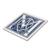 Celtic M Monogram Tegeltje (Zijkant)
