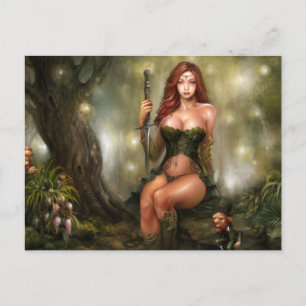 Celtic Maiden, Briefkaart