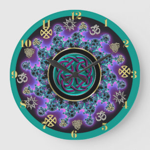 Celtic Mandala met mystieke symbolen Grote Klok
