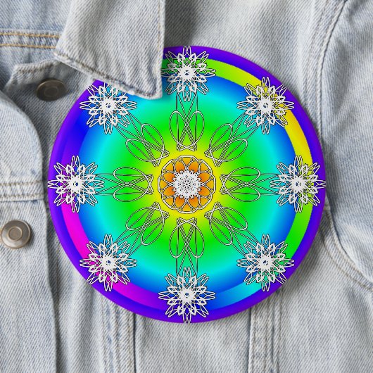 Celtic Mandala Ronde Button 6,0 Cm (In situ)