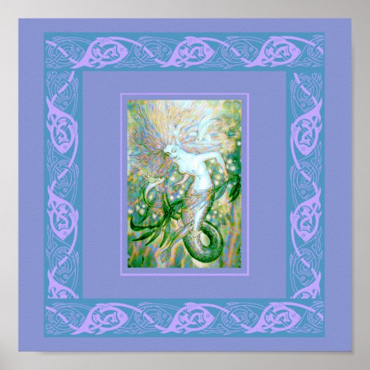 Celtic Mermaid Print (Voorkant)