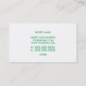 Celtic Minimalist Trendy Elegant Visitekaartje (Achterkant)