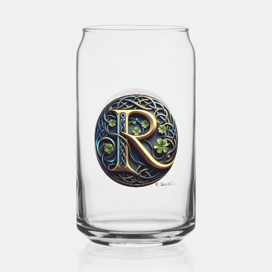 Celtic Monogram Can Glass Set (Recto)