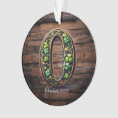 Celtic monogram letter ornament (devant)