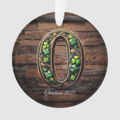 Celtic monogram letter ornament (devant)