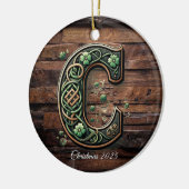Celtic monogram letter ornament (Links)