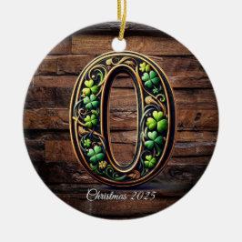 Celtic monogram letter ornament