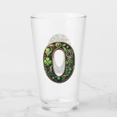 Celtic Monogram Pint Glass Glas (Achterkant)