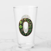 Celtic Monogram Pint Glass Glas (Voorkant)