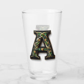 Celtic Monogram Pint Glass Glas (Achterkant)