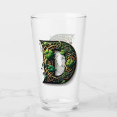 Celtic Monogram Pint Glass Glas (Voorkant)