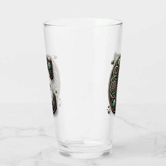 Celtic Monogram Pint Glass Glas (Rechts)