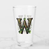 Celtic Monogram Pint Glass Glas (Achterkant)