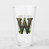 Celtic Monogram Pint Glass Glas (Voorkant)