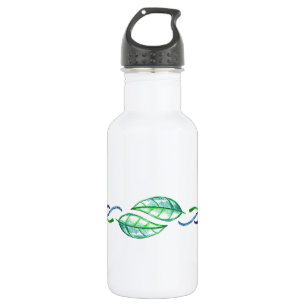 Celtic Multicolor Leaf Border Design Waterfles