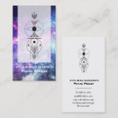 *~* Celtic Mystical Universe Psychic Medium Nebula Visitekaartje (Voorkant / Achterkant)