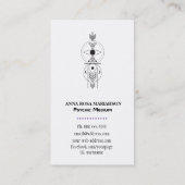 *~* Celtic Mystical Universe Psychic Medium Nebula Visitekaartje (Achterkant)