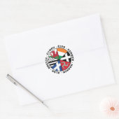 Celtic Nations Flags Ronde Sticker (Envelop)