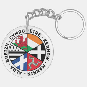 Celtic Nations Flags Sleutelhanger