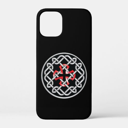 Celtic noeud rouge iPhone 12 Mini Coque (Verso)