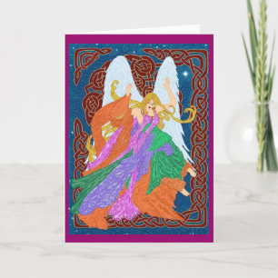 Celtic Nouveau Angel Kaart