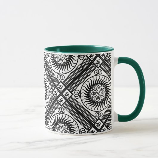 Celtic ornament diagonal mok (Rechts)