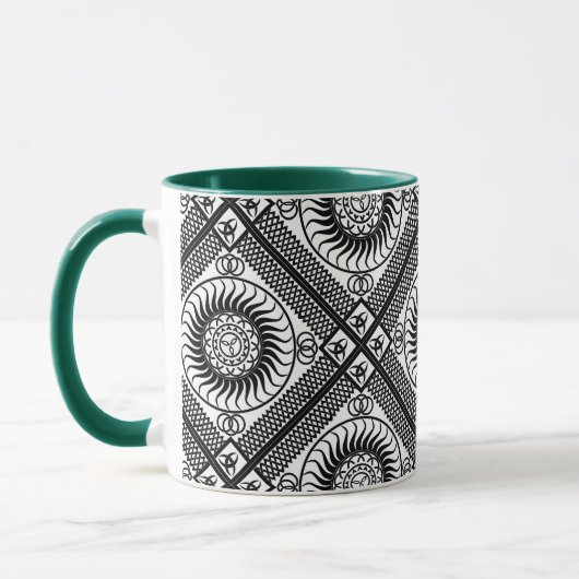 Celtic ornament diagonal mok (Links)
