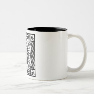 Celtic ornament Single Tweekleurige Koffiemok