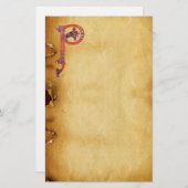 CELTIC P MONOGRAM PARCHMENT BRIEFPAPIER (Voorkant / Achterkant)