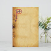 CELTIC P MONOGRAM PARCHMENT BRIEFPAPIER (Staand voorkant)