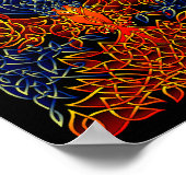 Celtic Phoenix Poster (Hoek)