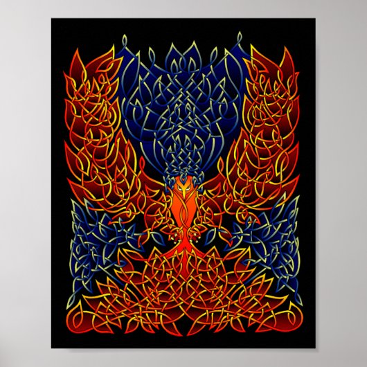 Celtic Phoenix Poster (Voorkant)