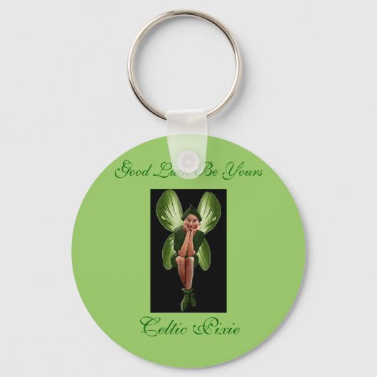 Celtic Pixie, goed lek voor jou Sleutelhanger (Voorkant)