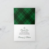 Celtic Plaid Bedankkaartjes Bedankkaart (Binnen)