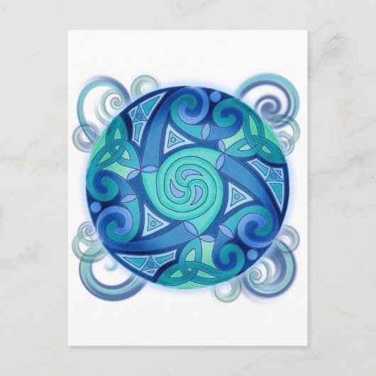 Celtic Planet Briefkaart (Voorkant)