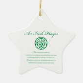 Celtic Prayer St. Patrick's Day Keramisch Ornament (Voorkant)