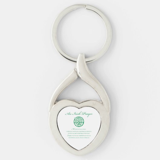 Celtic Prayer St. Patrick's Day Sleutelhanger (Voorkant)