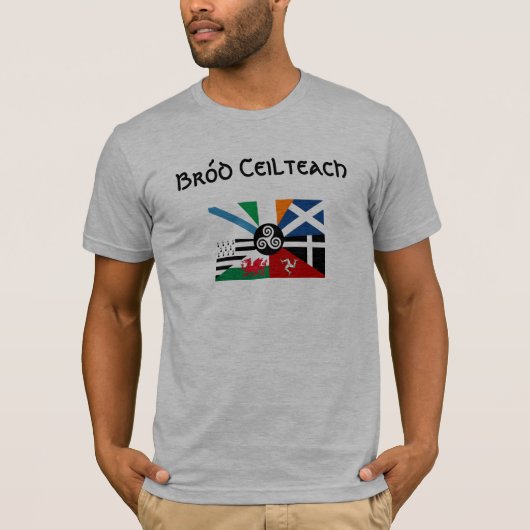 Celtic Pride Flag of Nations T-shirt (Voorkant)