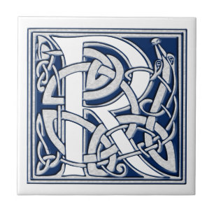 Celtic R Monogram Tegeltje