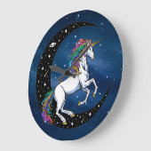Celtic Rainbow Unicorn Grote Klok (Hoek)