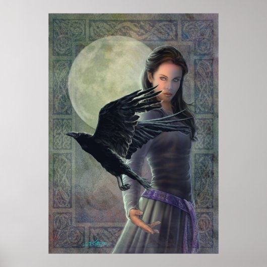 Celtic Raven Poster (Voorkant)