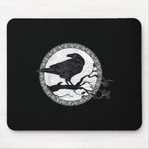 Celtic Raven Viking Wisdom Tattoo Art Muismat