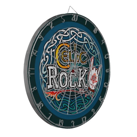 Celtic rock dartbord (Voorkant Links)